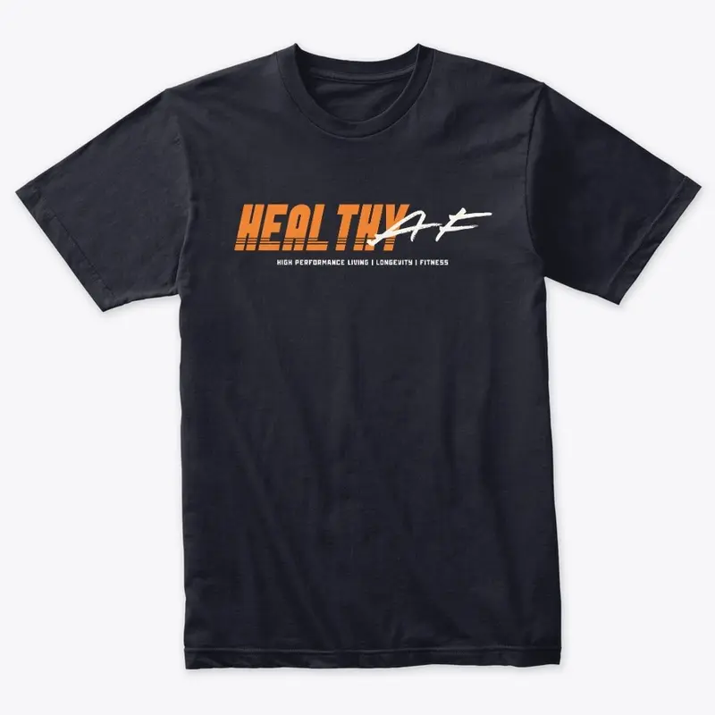 Healthy AF Fitted Tri Blend Tee 